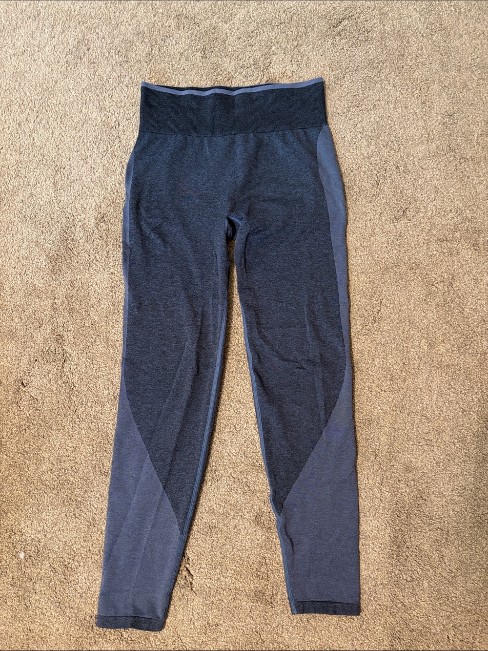 PINK Seamless High-Waist Leggings - steel blue